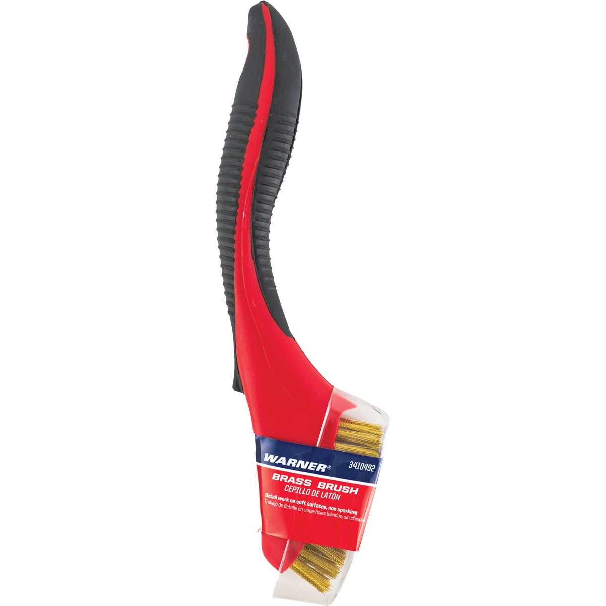 Warner Soft Grip Wide Brass Stripper Brush Image 5