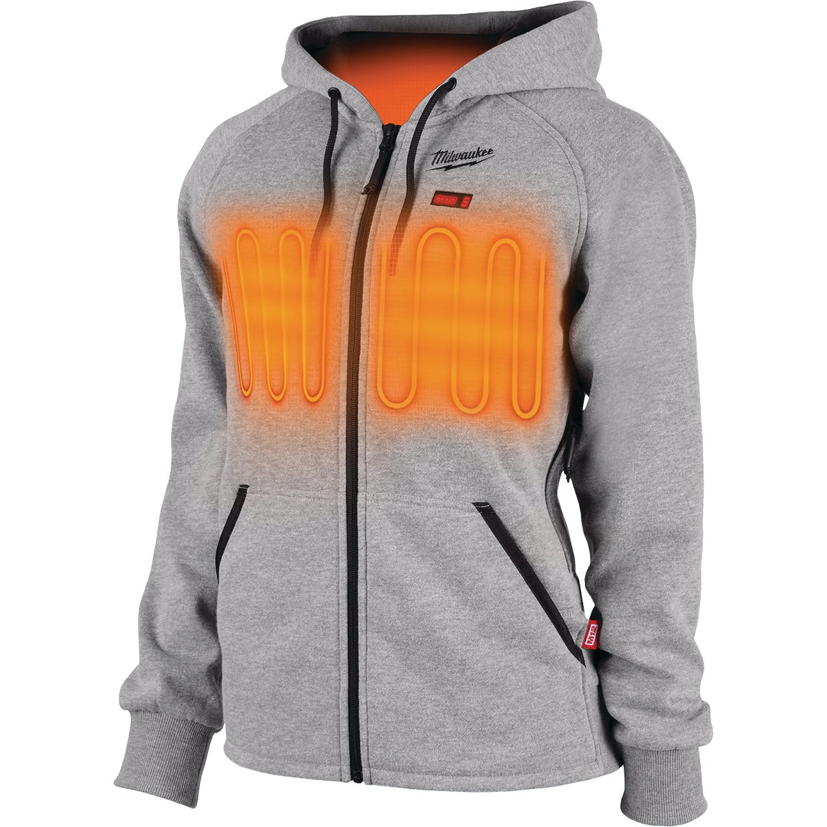 Milwaukee M12 Women's Gray Cordless Heated Hoodie Kit, XL Image 5