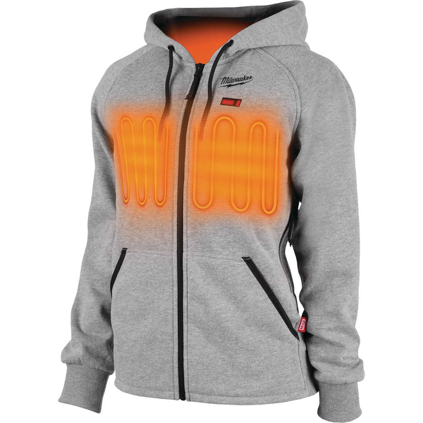 Milwaukee M12 Women's Gray Cordless Heated Hoodie Kit, XL Image 5