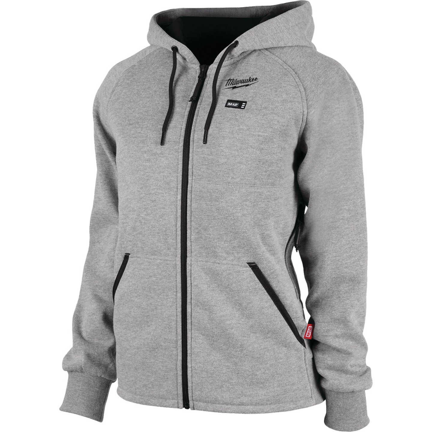 Milwaukee M12 Women's Gray Cordless Heated Hoodie Kit, XL Image 1
