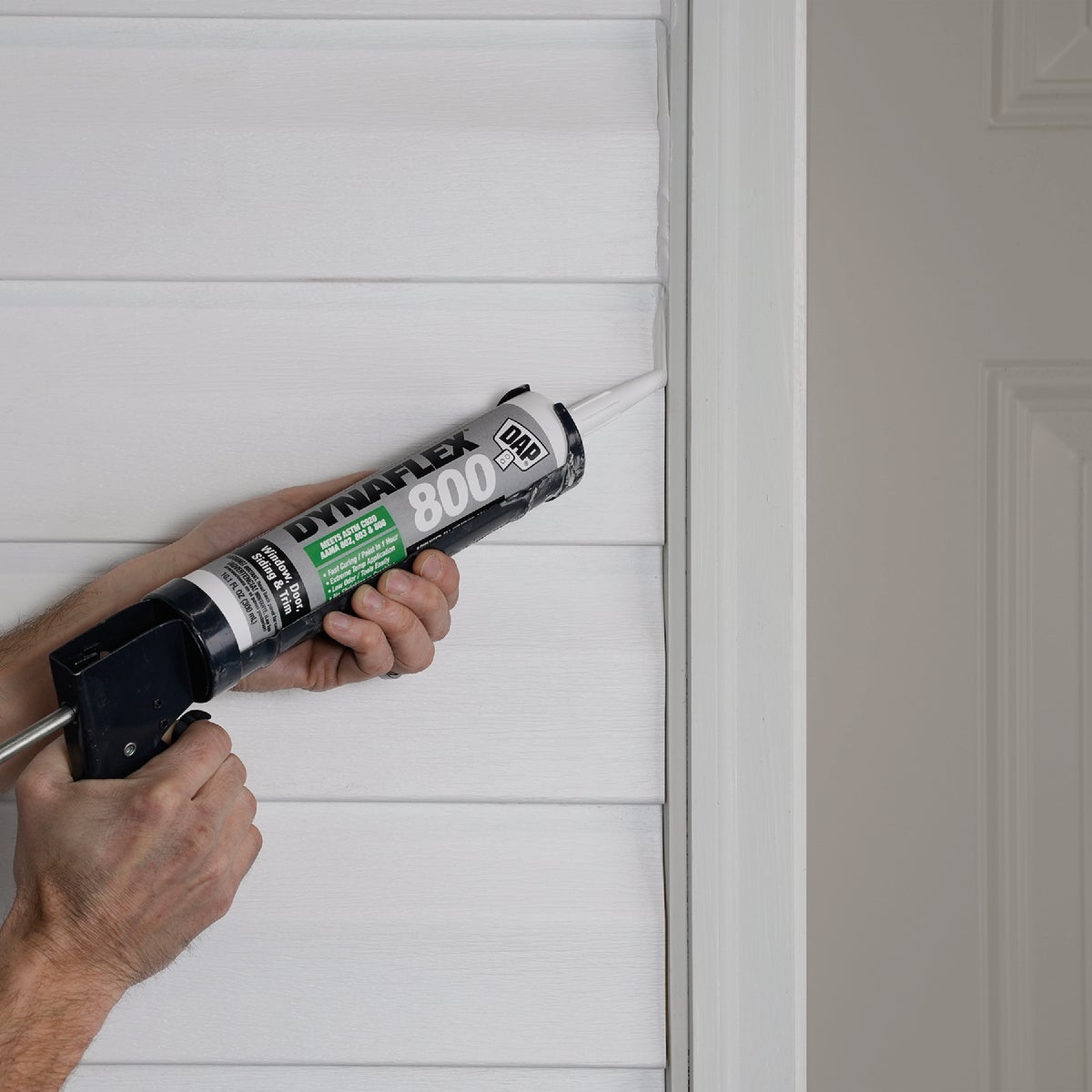 DAP Dynaflex 800 10.1 Oz. Advanced Window, Door, Siding, & Trim Polymer Sealant - Green GN851 Image 2