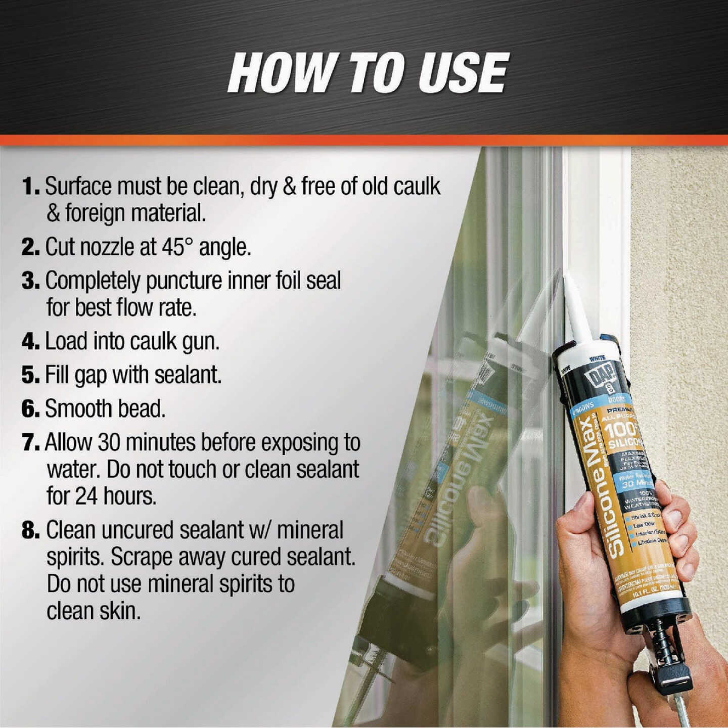 Dap 10.1 Oz. Almond Silicone Max Premium Sealant Image 3