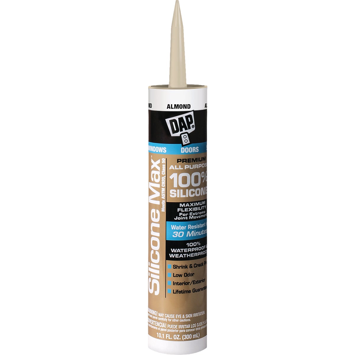 Dap 10.1 Oz. Almond Silicone Max Premium Sealant