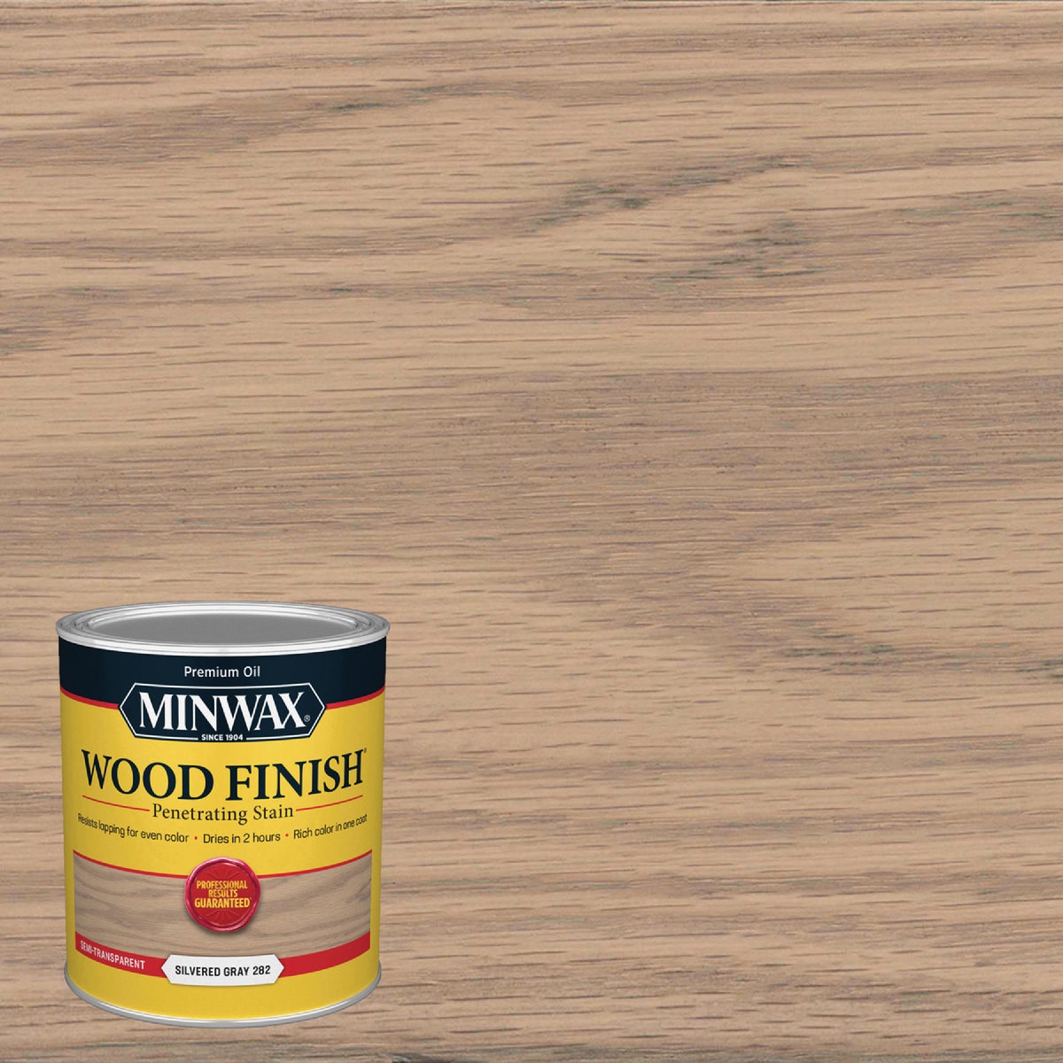 Minwax Wood Finish Penetrating Stain, Silvered Gray, 1 Qt. Image 1