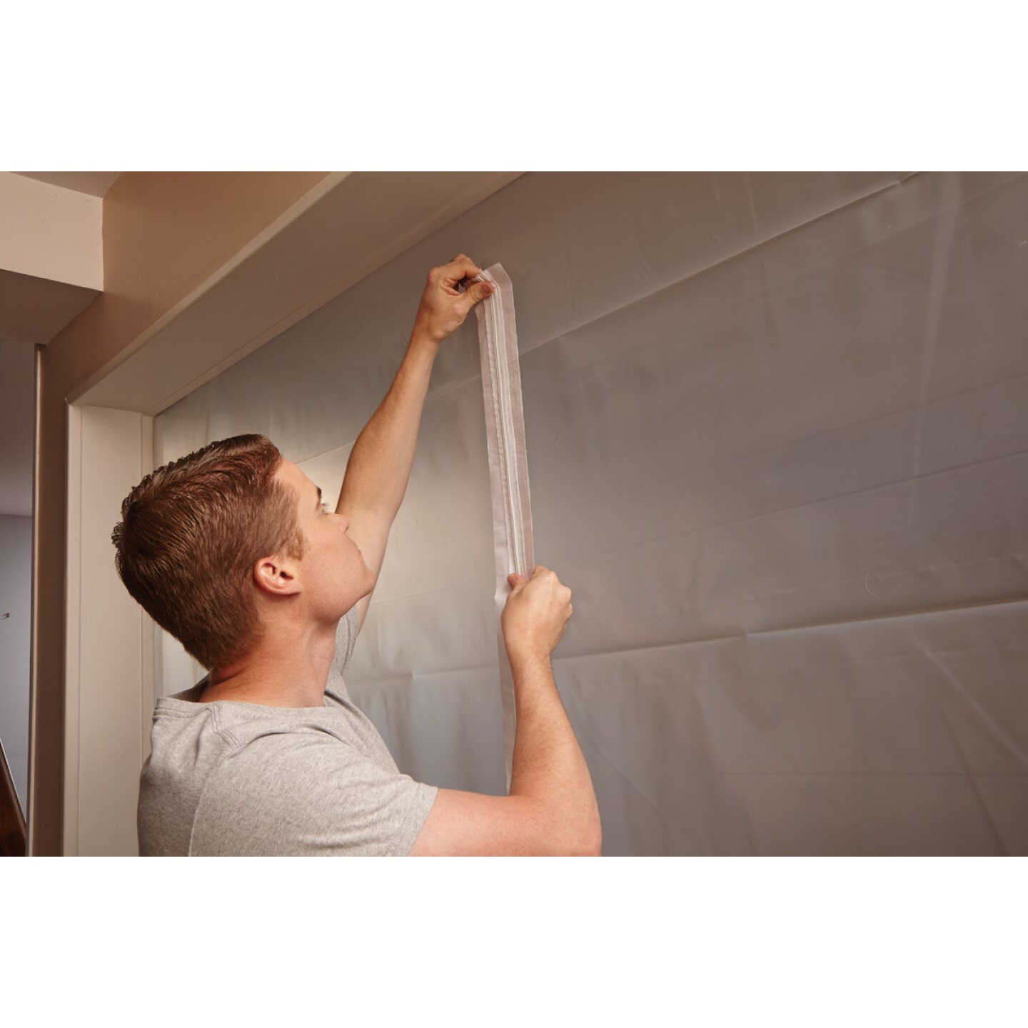 Homax Cinchtite 7 Ft. Tarp Zipper Door Image 6