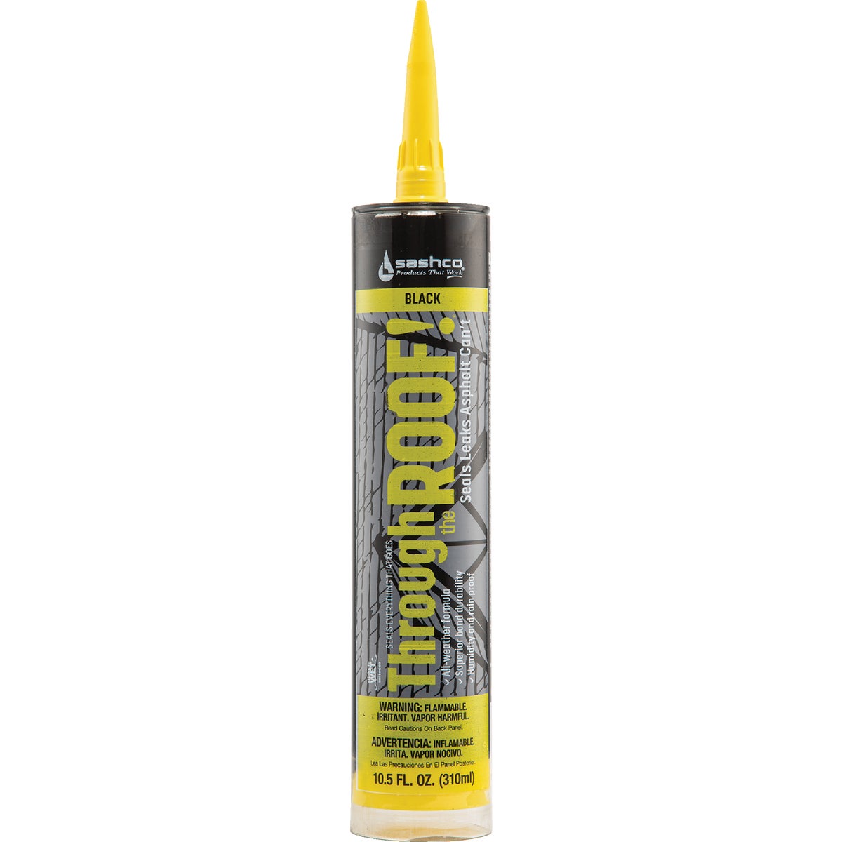 Through the Roof! 10.5 Oz. Black Low VOC Roof Sealant