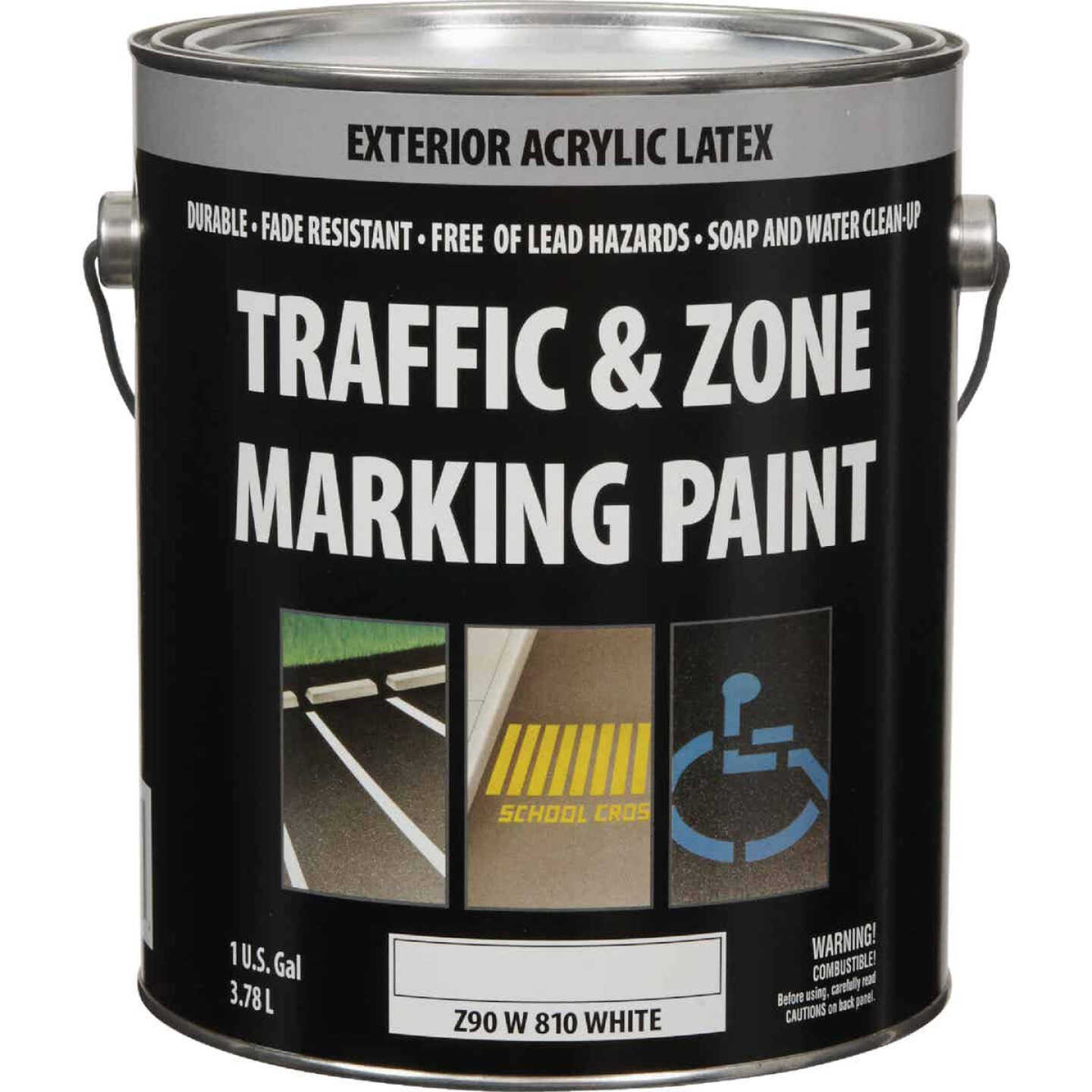 Traffic & Zone White Latex Gallon Traffic Paint Image 1