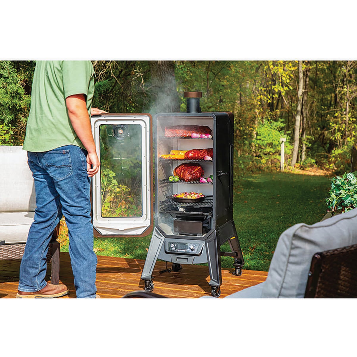 Louisiana Grills Pit Boss 884 Sq. In. Vertical Pellet Smoker Image 2