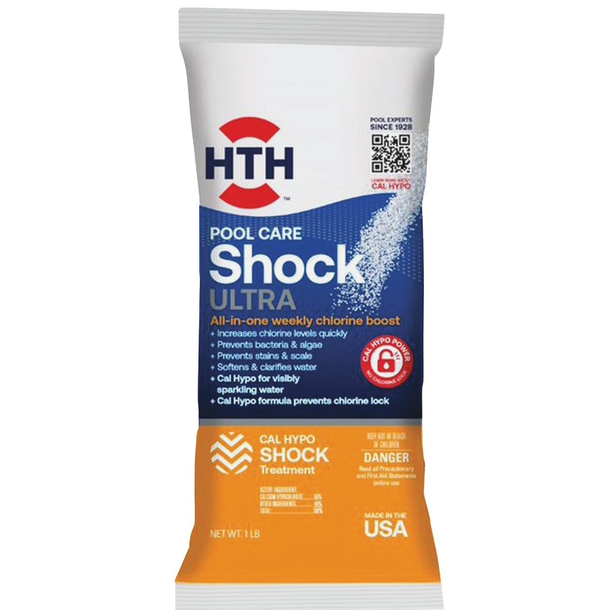 HTH Pool Care Shock Ultra 1 Lb. Granule Image 1