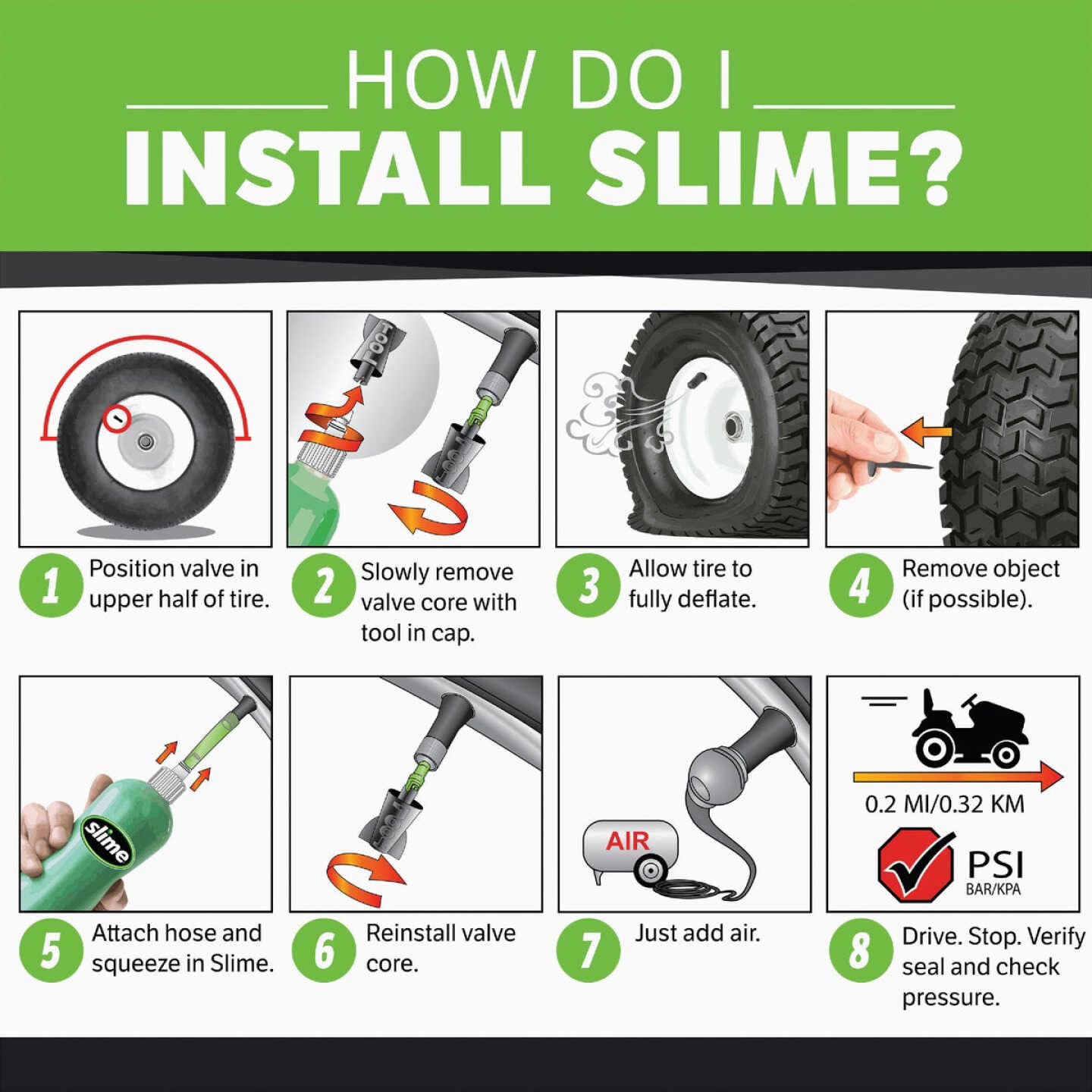 Slime 16 Oz. Auto Tire Sealant Image 4