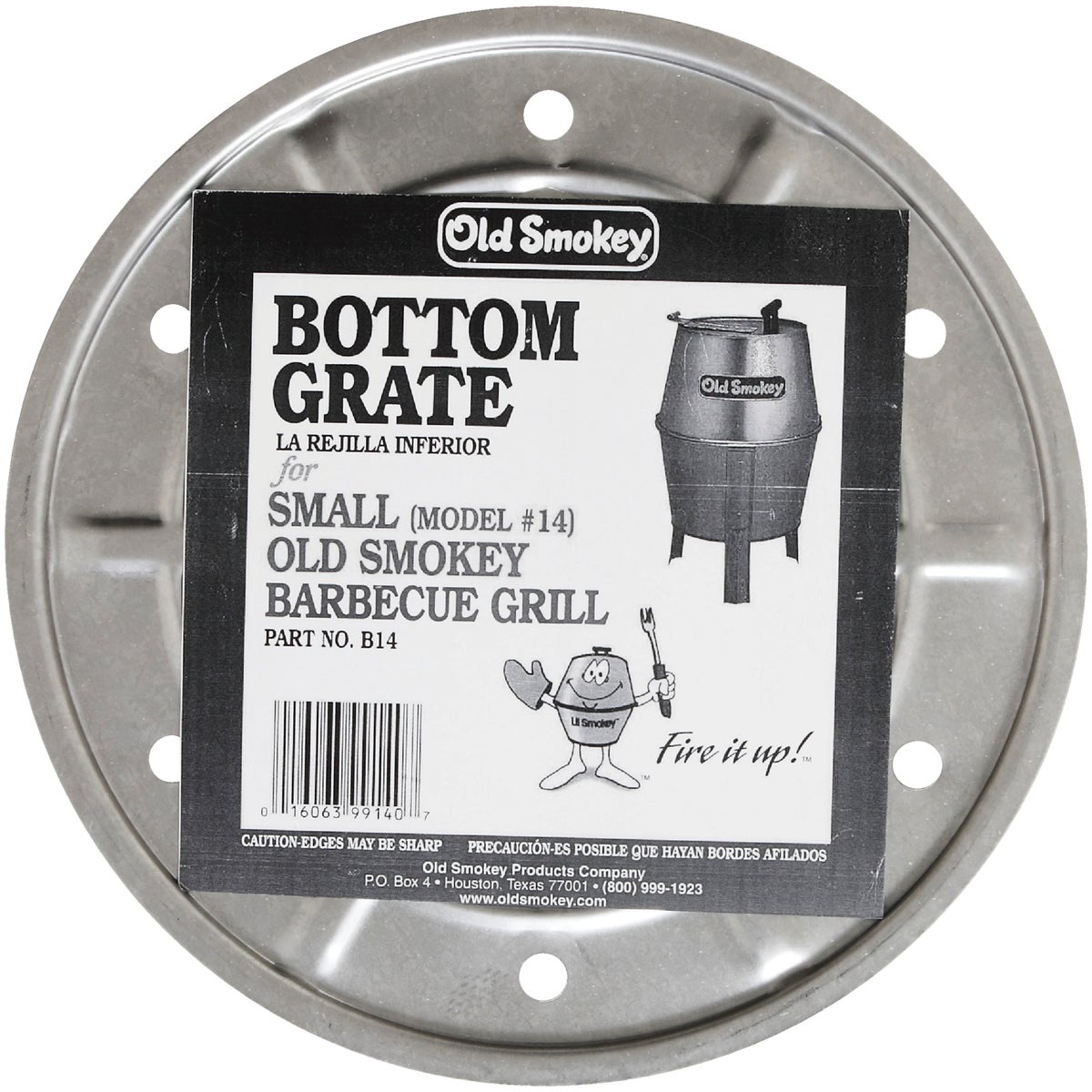 Old Smokey 11.5 In. Dia. Aluminized Steel Bottom Grill Grate Image 2