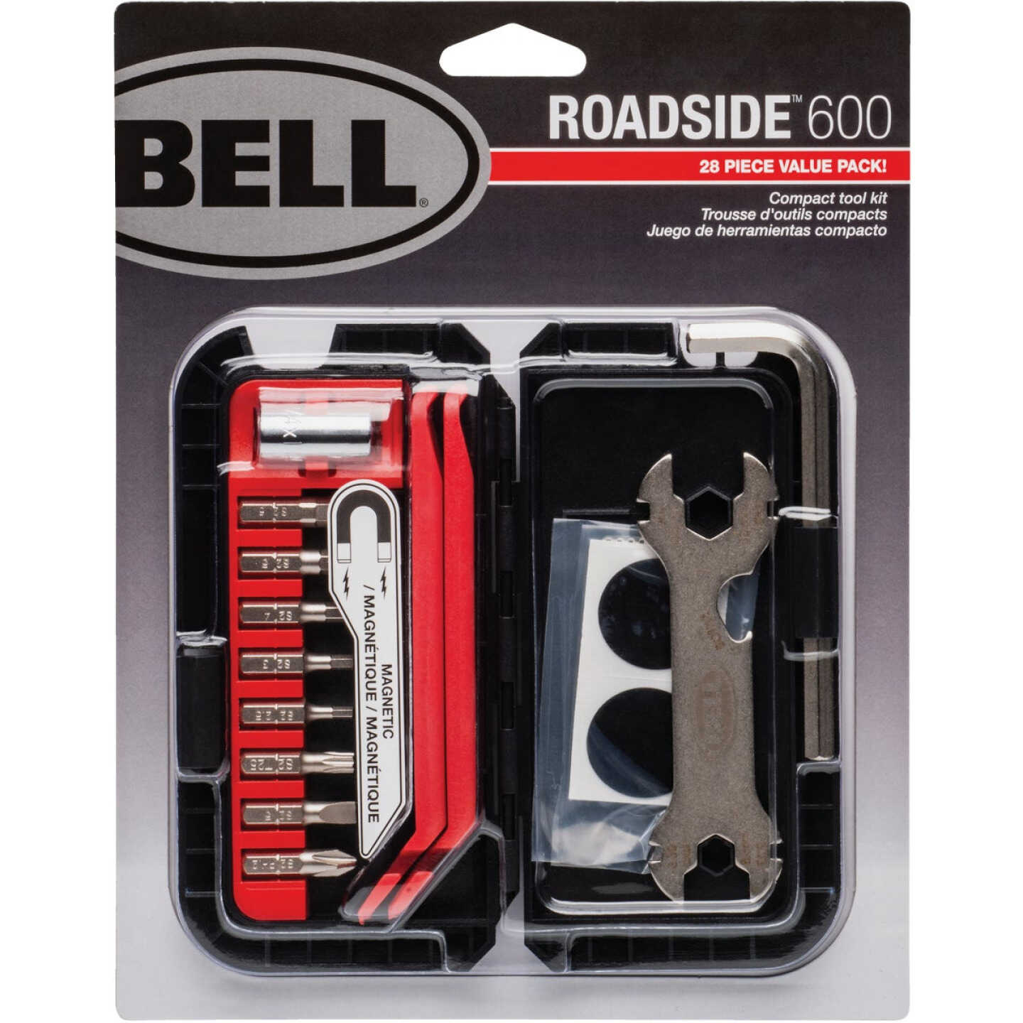 Bell Sports Roadside 600 Compact Bicycle Repair Tool Kit Image 1