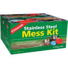 Coghlans 5-Piece Stainless Steel Mess Kit with Cover Image 1