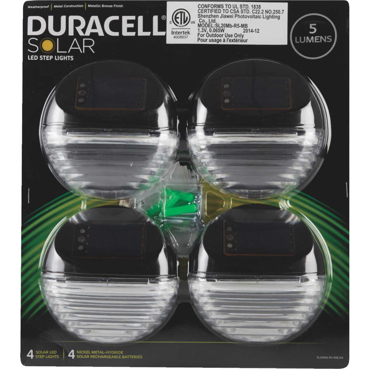 4.5" 4PK LED SOLAR LIGHT Image 2