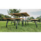 Jack Post 4-Sided Picnic Table Kit - Frame Only Image 5