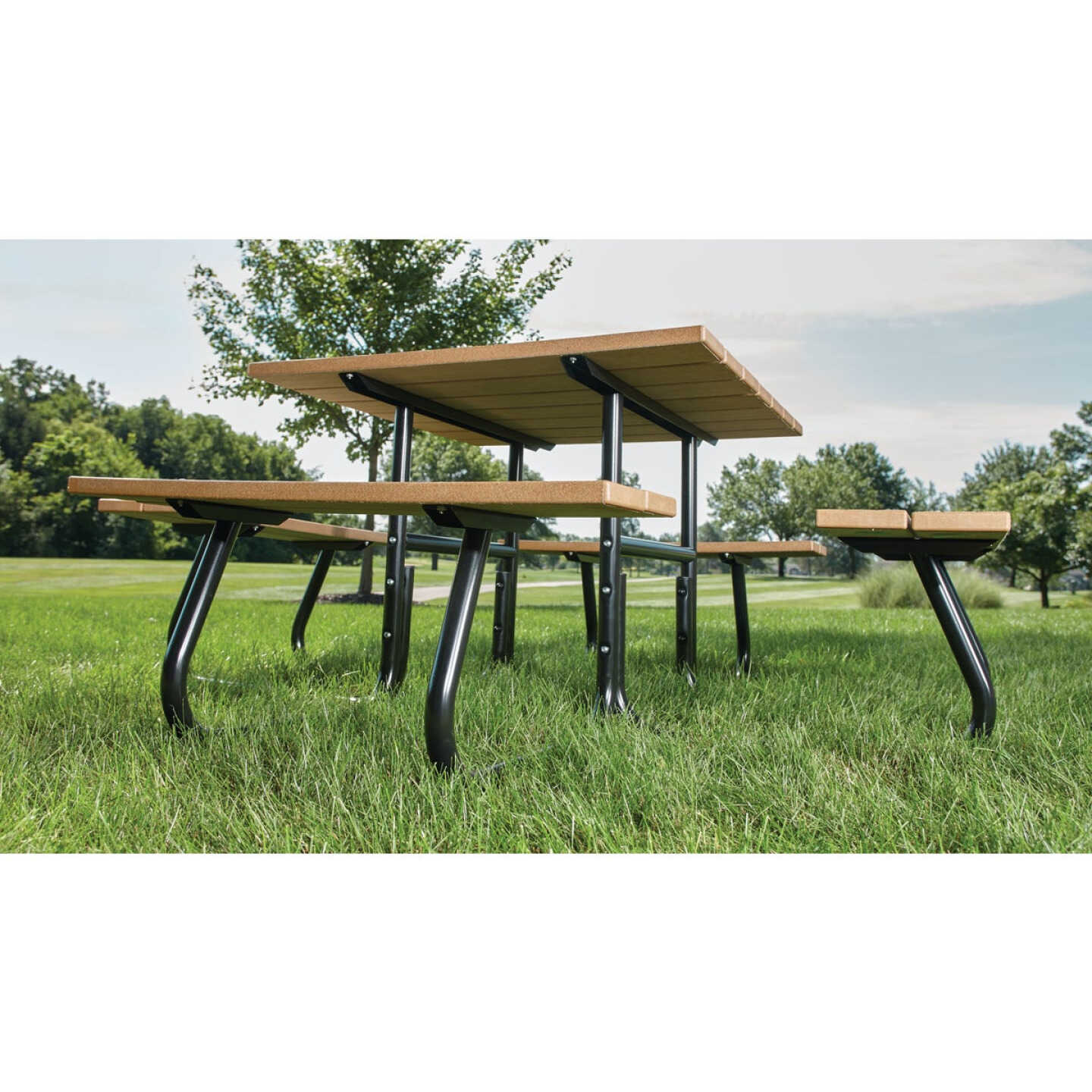Jack Post 4-Sided Picnic Table Kit - Frame Only Image 5