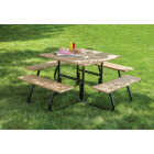 Jack Post 4-Sided Picnic Table Kit - Frame Only Image 6