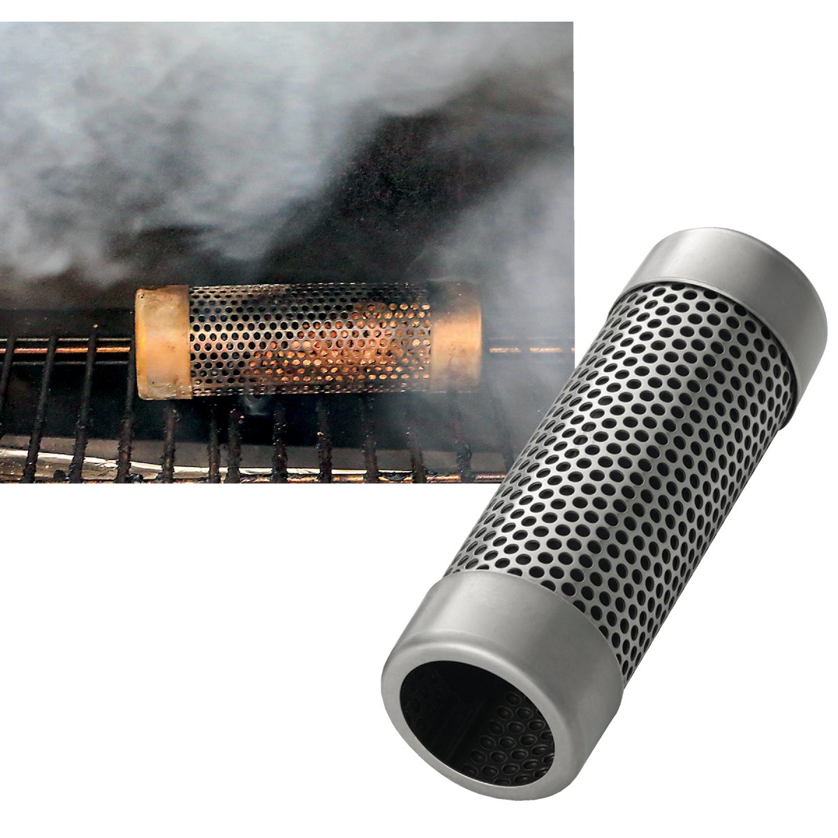 A-Maze-N 6 In. Stainless Steel Wood Pellet Grill Tube Smoker Image 1