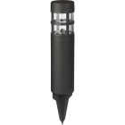 Outdoor Expressions Black 3 Lumens Metal Solar Path Light Image 1