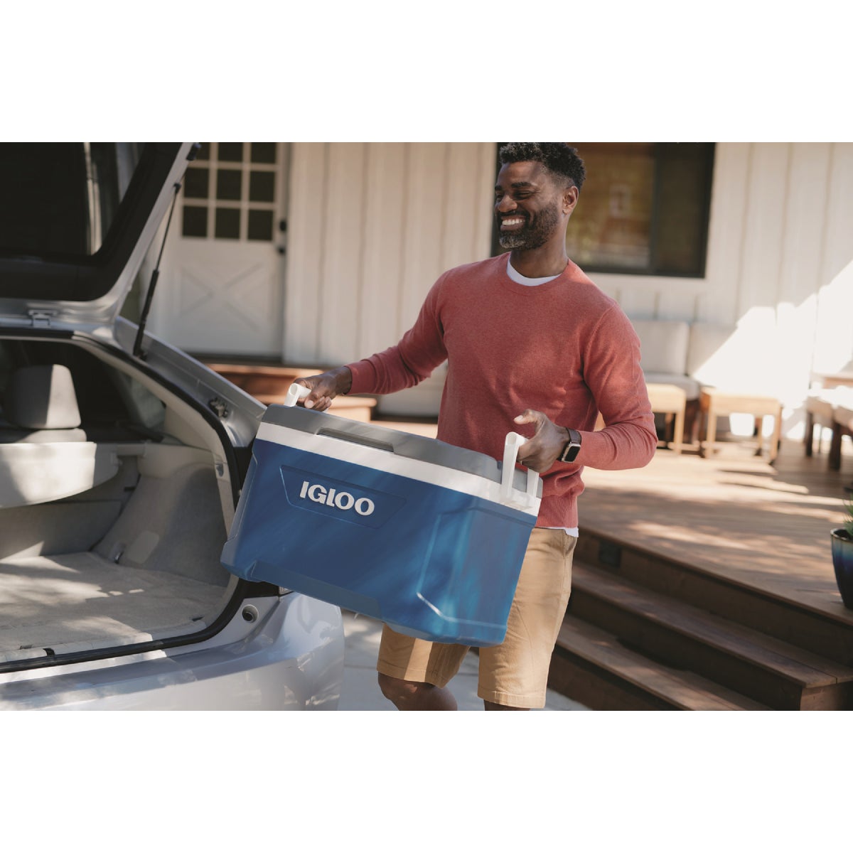 Igloo 52 Qt. Latitude Cooler, Indigo Blue & Meteorite Image 3