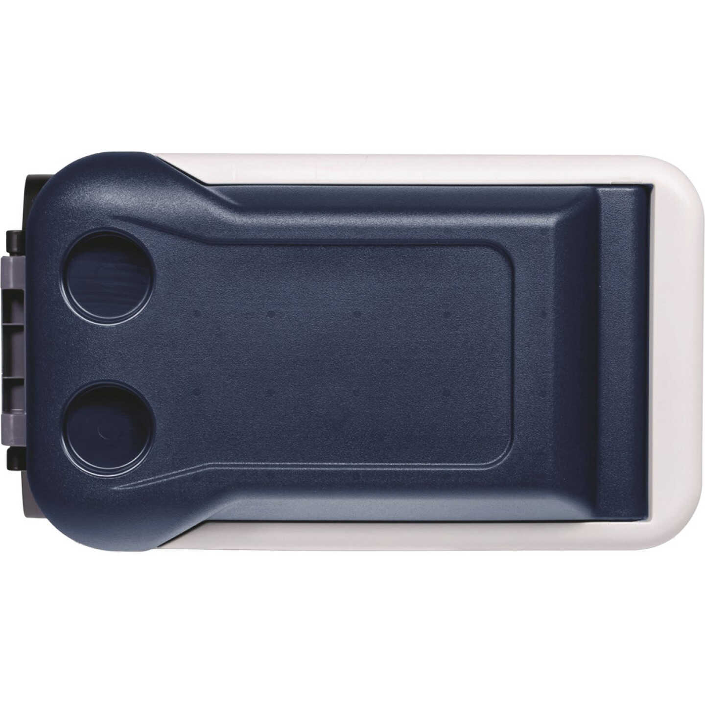 Igloo MaxCold 40 Qt. Roller Cooler, Ash Gray & Aegean Sea Image 2