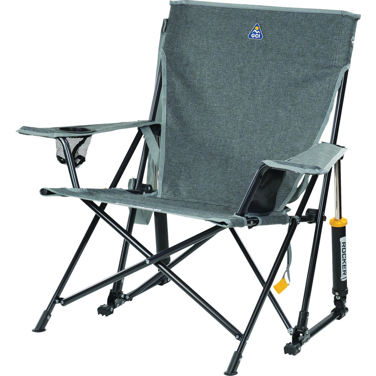 GCI Outdoor Kickback Pewter Folding Rocker