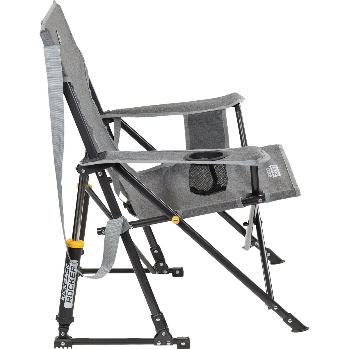 GCI Outdoor Kickback Pewter Folding Rocker Image 3