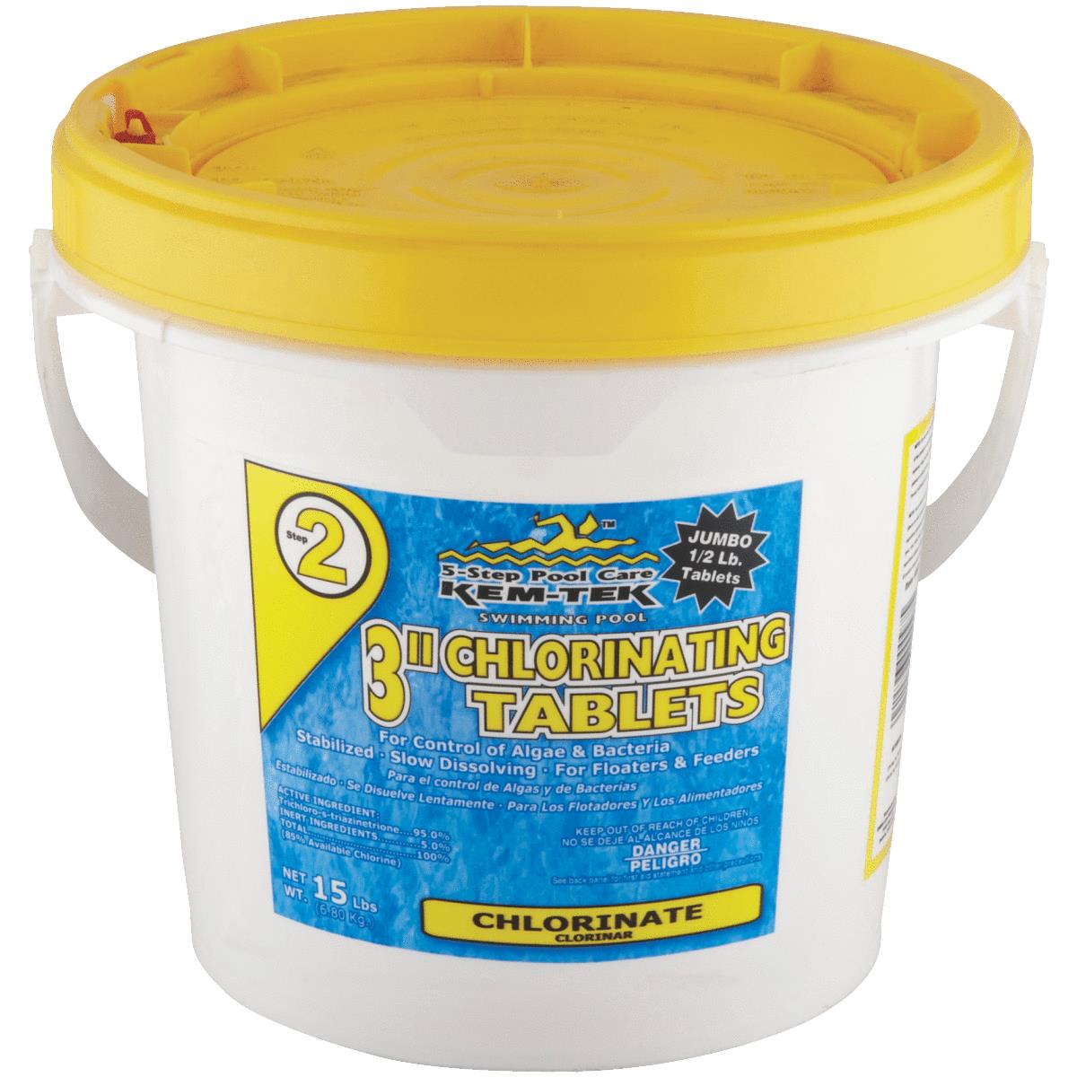 15LB 3" CHLORINE TABLETS Image 1