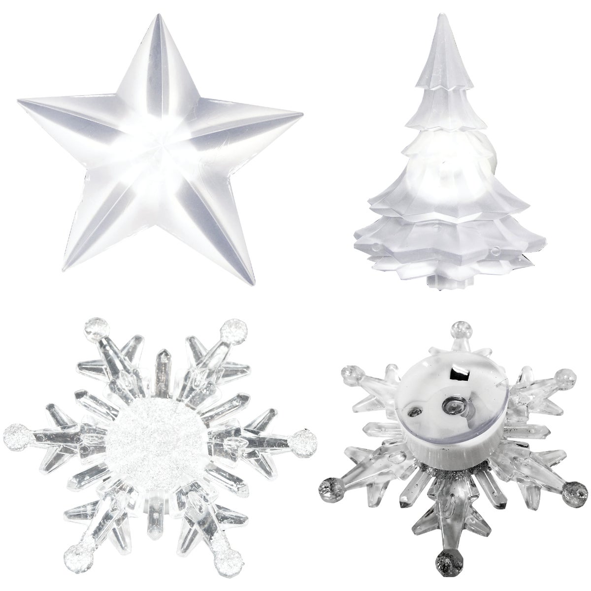 Alpine LED Lighted Wall Decoration with Suction Cup