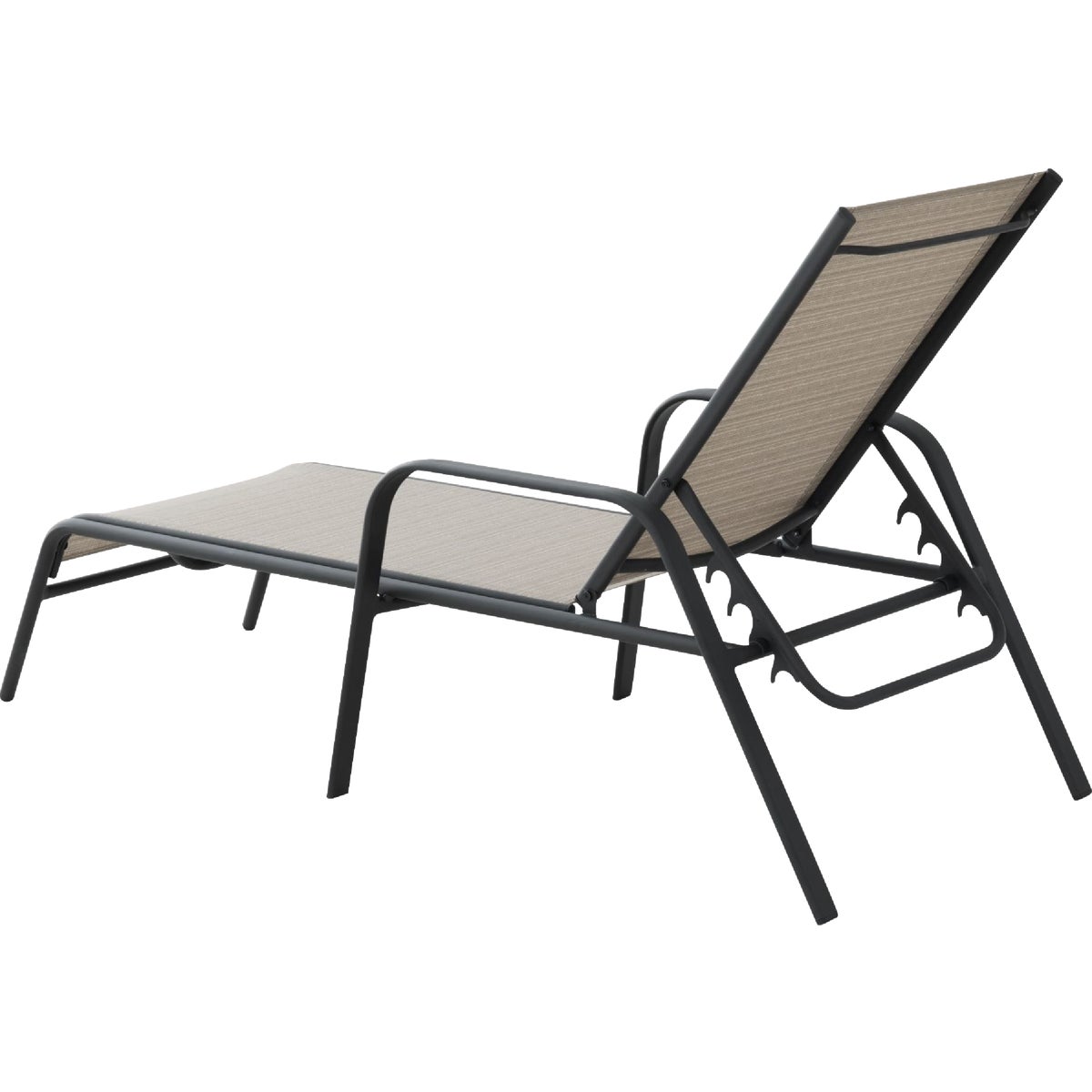 Sunjoy Beige Heavy-Duty Steel Chaise Lounge Chair Image 6