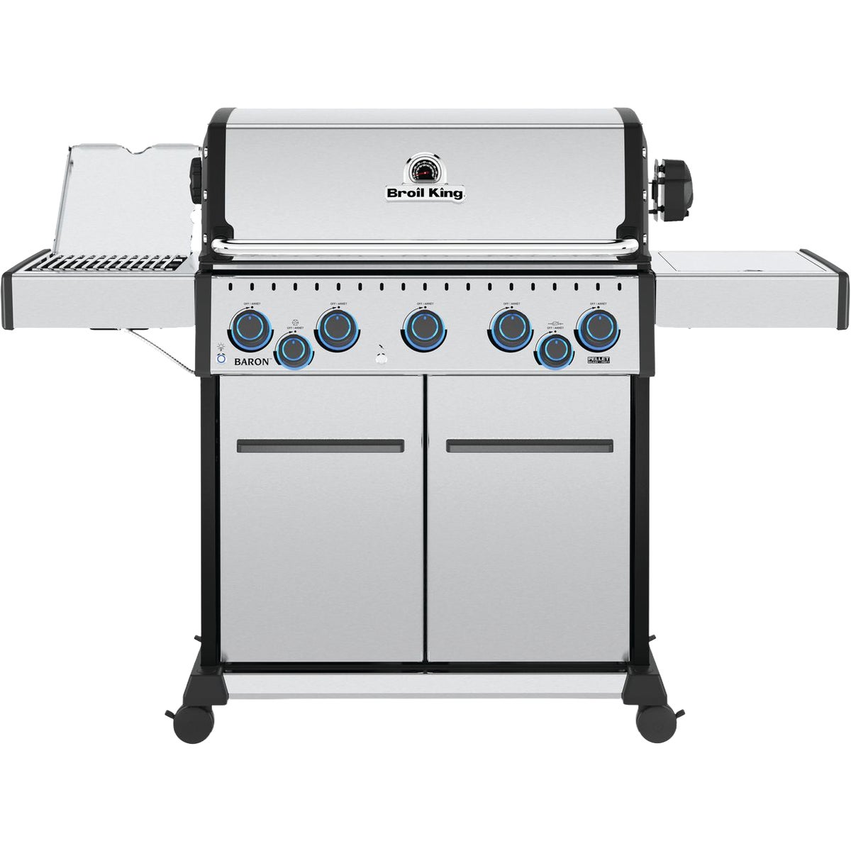 Broil King Baron S 590 Pro IR 5-Burner Stainless Steel 45,000 BTU LP Gas Grill