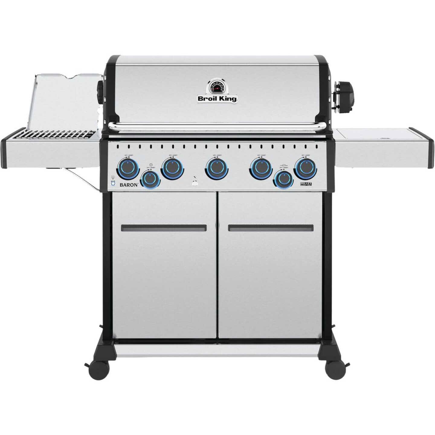 Broil King Baron S 590 Pro IR 5-Burner Stainless Steel 45,000 BTU LP Gas Grill Image 1