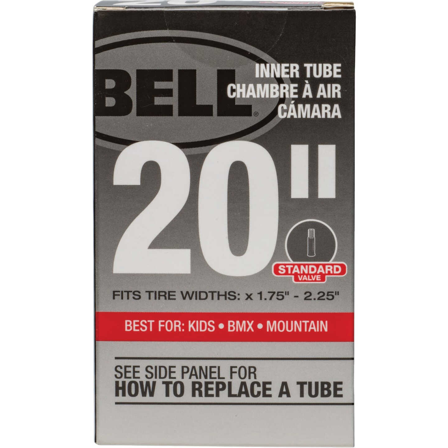 Bell 20 In. Standard Premium Quality Rubber Bicycle Tube Image 1