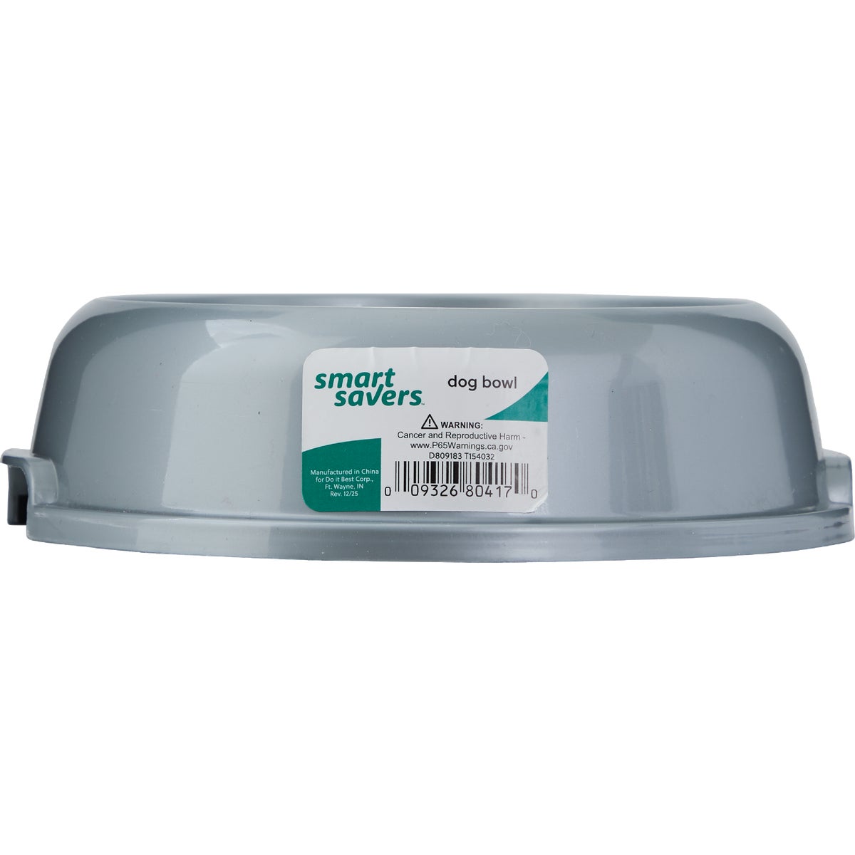 Smart Savers Plastic Round Medium Pet Food Bowl Image 1