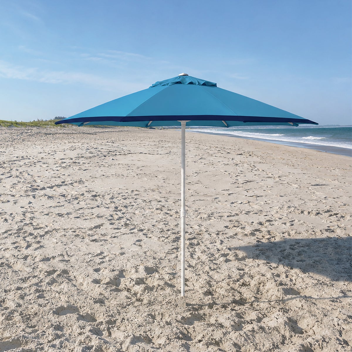 Cabana Beach 7 Ft. Steel Blue Market Umbrella Image 3