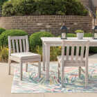 Linon Svana Natural Acacia Wood Dining Chair Set (2-Piece) Image 4