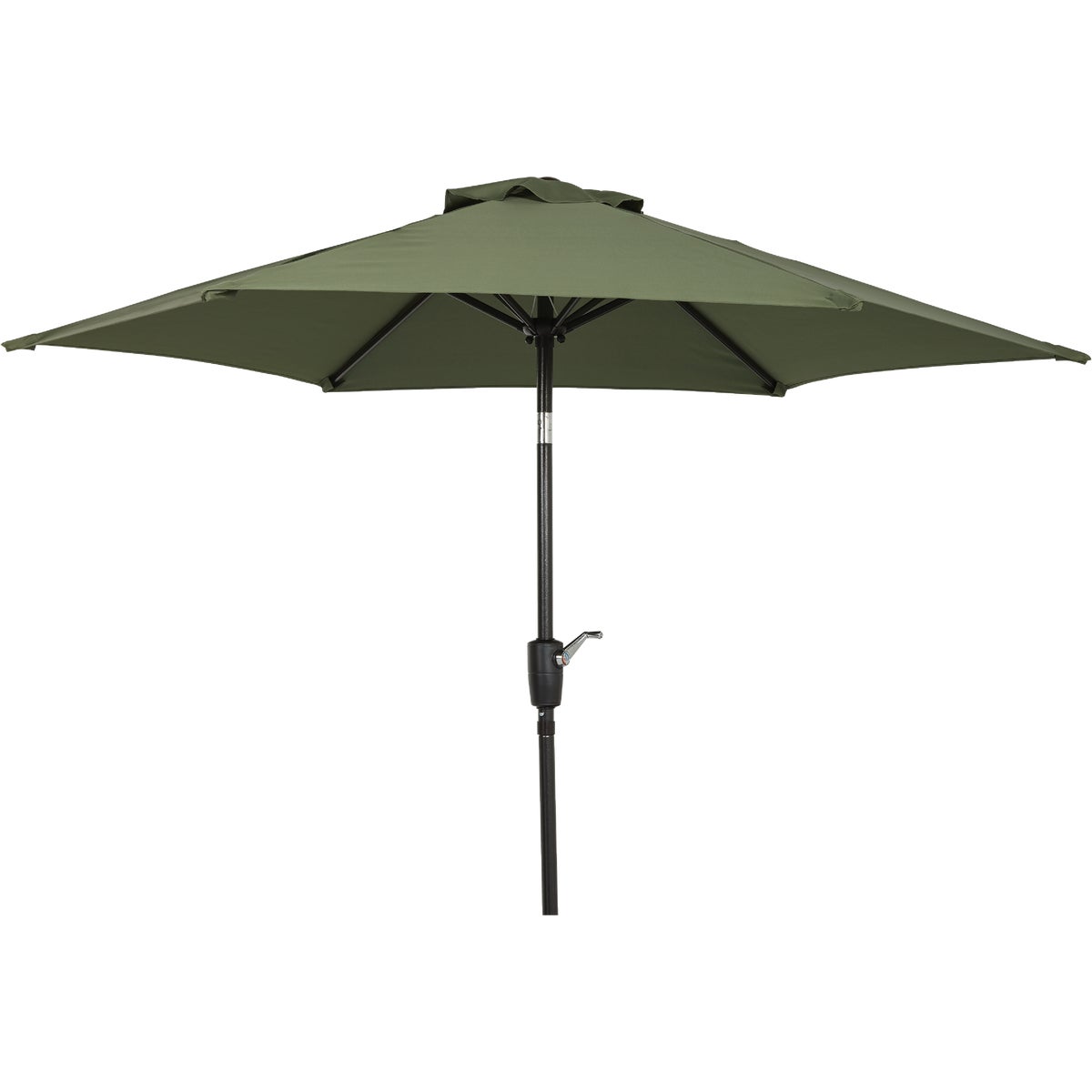 7.5 Ft. Aluminum Tilt/Crank Heather Green Patio Umbrella - PFAS Free