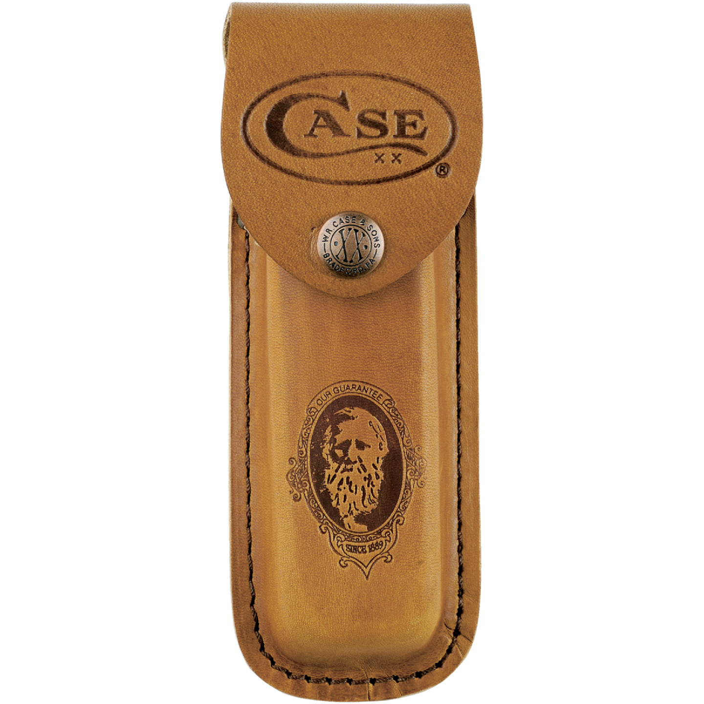 Case Brown Leather Belt Knife Sheath Image 1