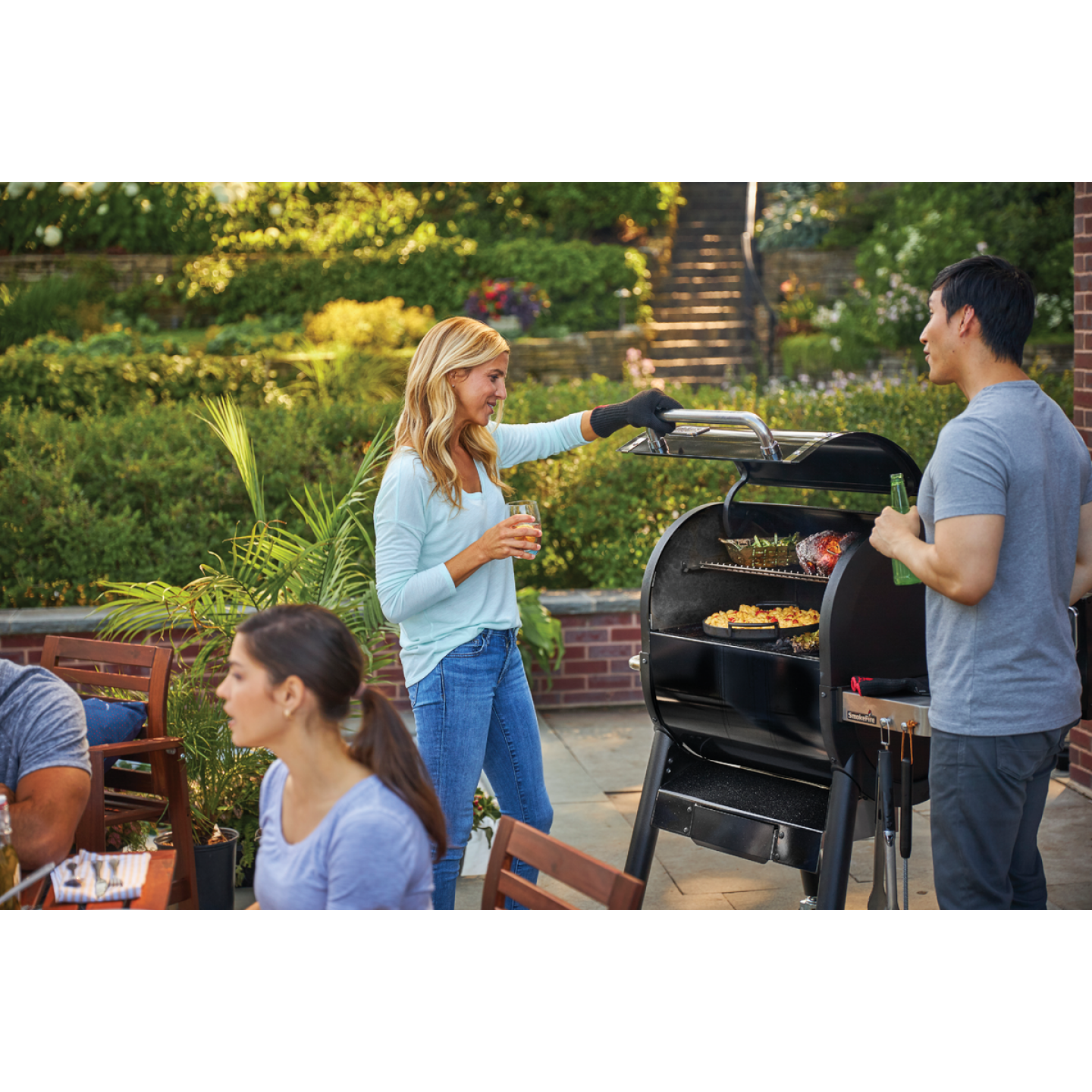Weber SmokeFire EX6 Wood Pellet Grill, Black Image 2