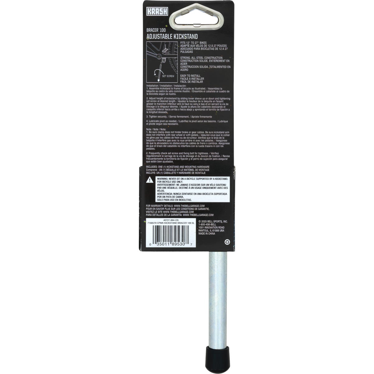 Krash Stander Kickstand for 12 In. to 26 In. Bicycles Image 2