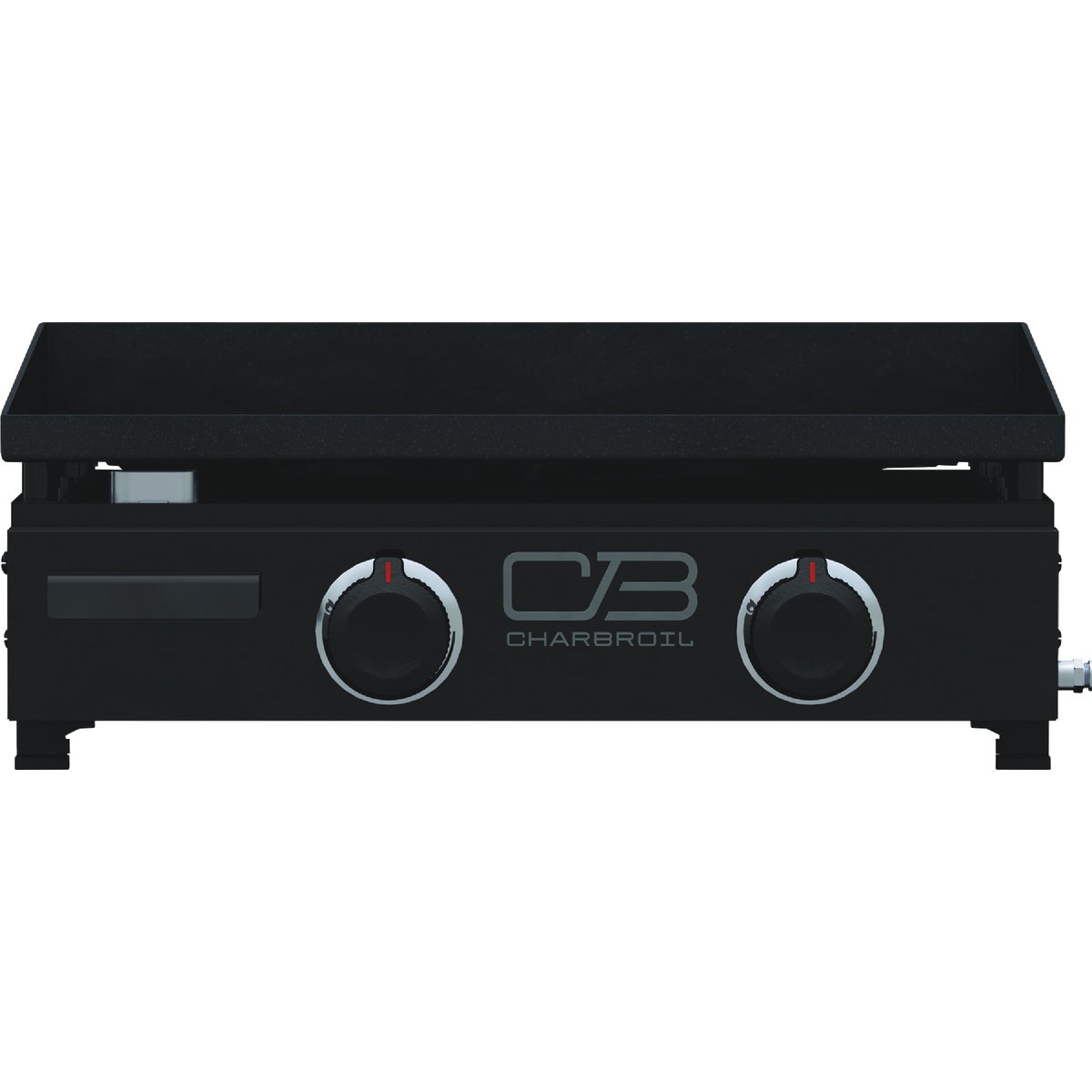 Char-Broil 22 In. Performance Series Portable Tabletop 2 Burner Propane Gas Griddle, Black Image 1