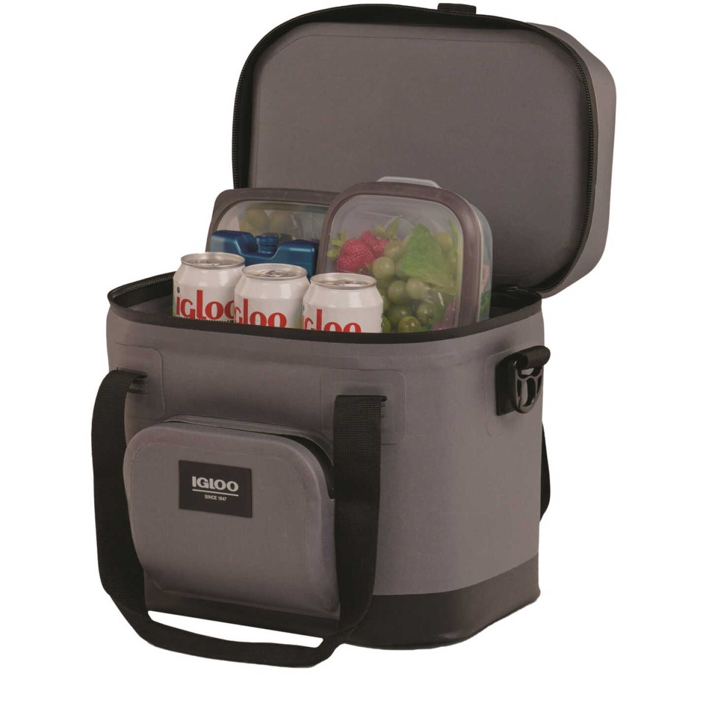 Igloo Trailmate 18-Can Soft-Side Cooler, Carbonite Image 2