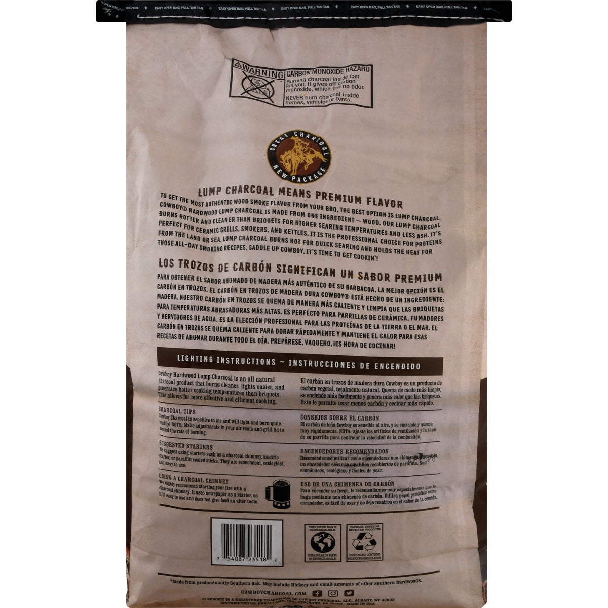 Cowboy 18 Lb. Hardwood Lump Charcoal Image 5