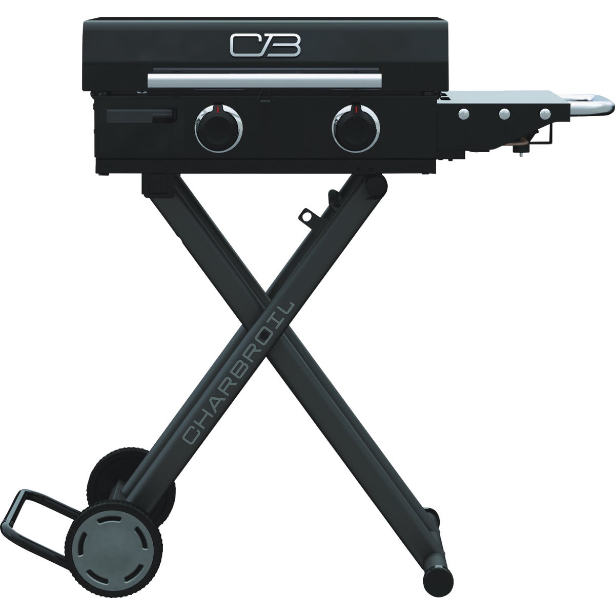Char-Broil Performance Series 22 In. 2-Burner Propane Gas Griddle with Folding Cart 