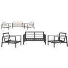 Northcape International Rockton 3-Piece Loveseat Chat Set (Frames Only) Image 2