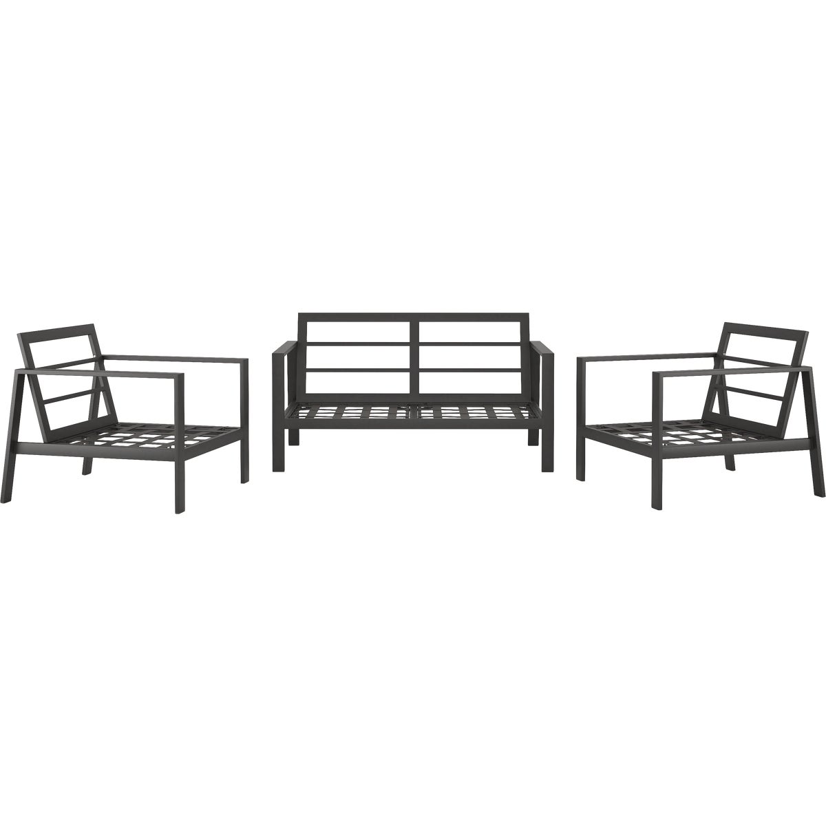 Northcape International Rockton 3-Piece Loveseat Chat Set (Frames Only) Image 1