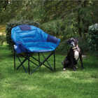 Outdoor Expressions Blue Polyester XL Club Chair Image 2
