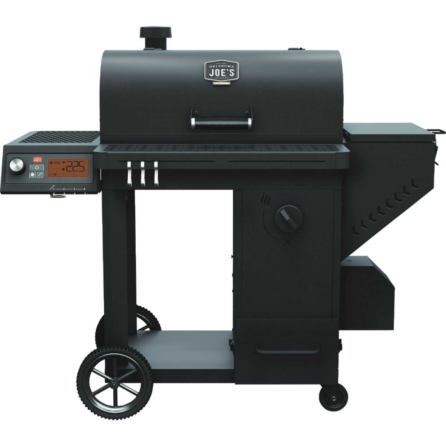 Oklahoma Joe's Tahoma 900 Sq. In. Black Vertical Gravity Feed Charcoal Smoker & Grill Image 1