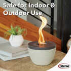 Sterno Small Cocoa & Sand with Dark Brown Lid Tabletop Fire Pit Image 4