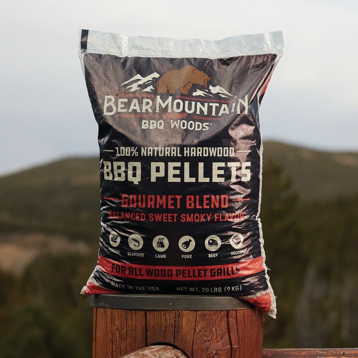 Bear Mountain BBQ Premium Woods 20 Lb. Gourmet Blend Wood Pellet Image 3